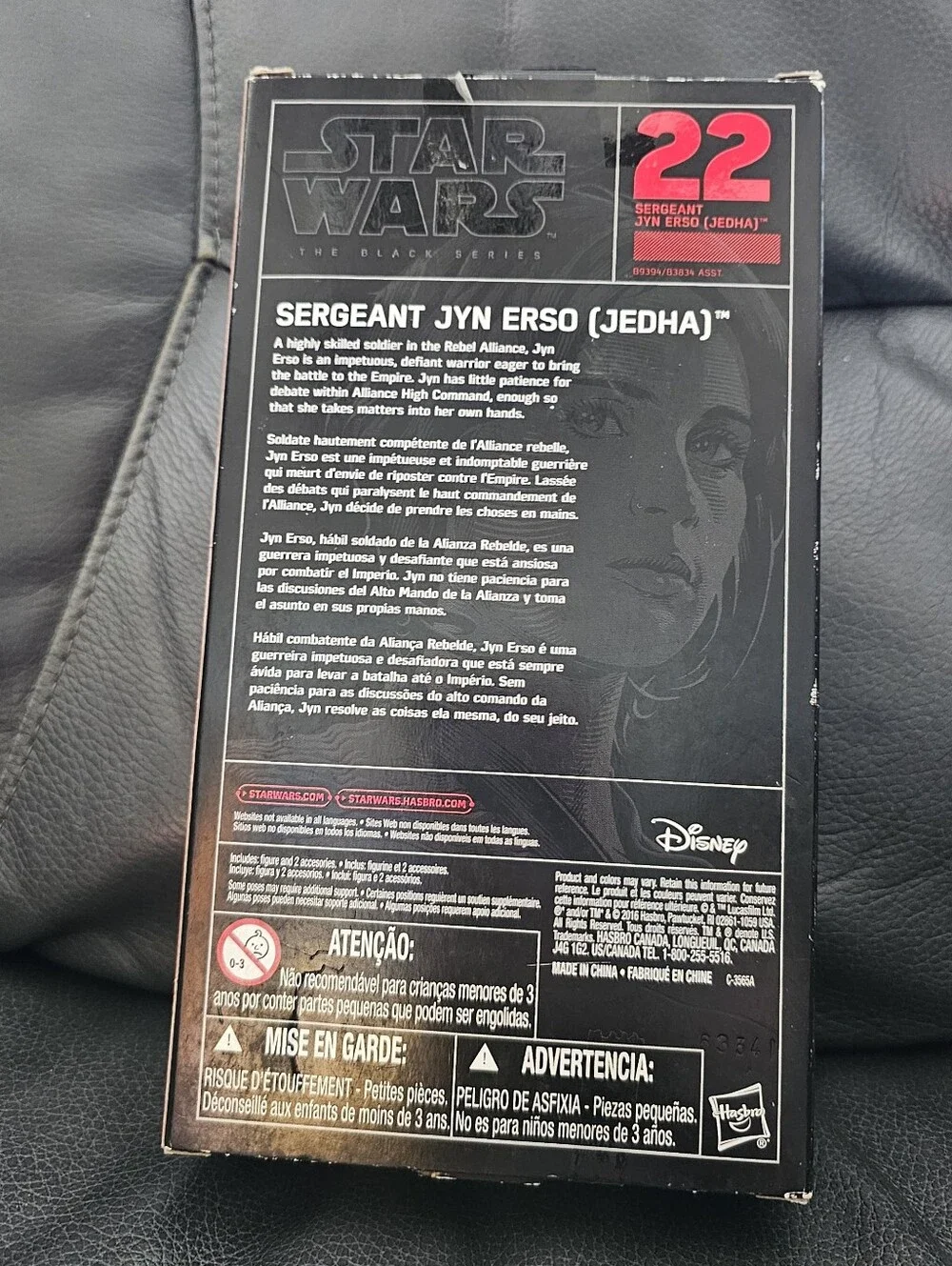 Star Wars The Black Series Sergeant Jyn Erso Action Figure - Gray